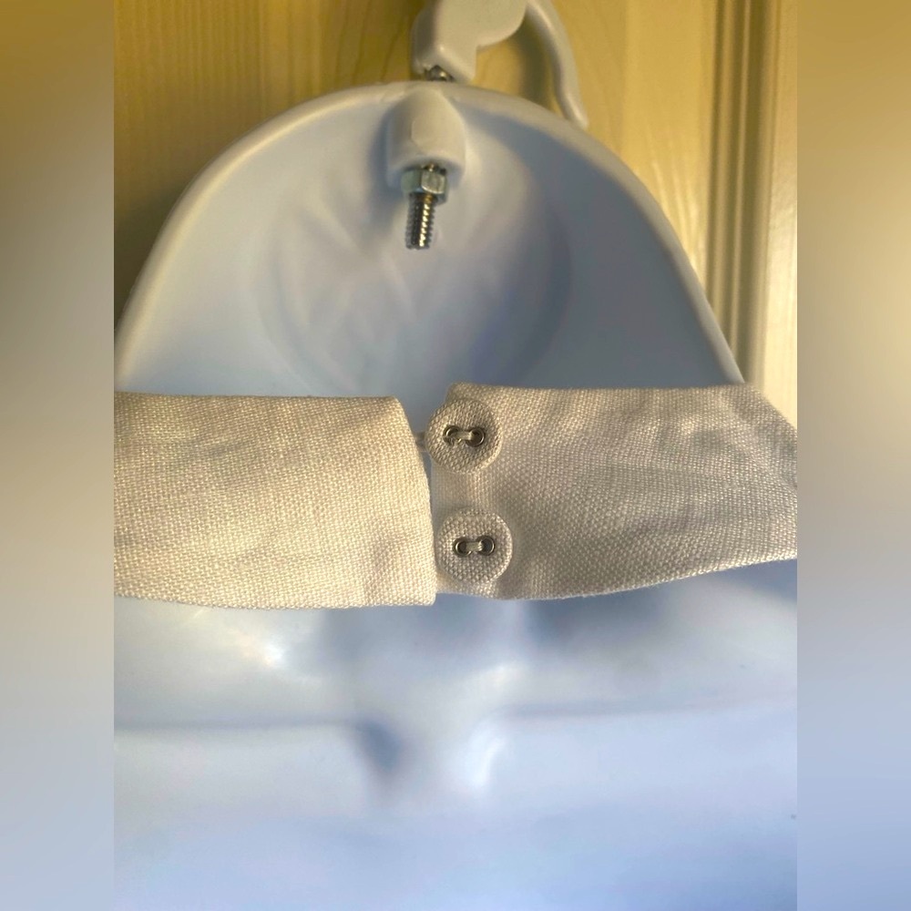 New Reformation Tate Elegant White Halter Linen Top Size 6 - Picture 9 of 14